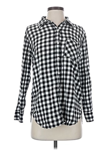 Faded Glory Long Sleeve Button-Down Shirt (view 1)
