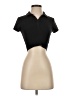TNA Black Short Sleeve Turtleneck Size XS - photo 1