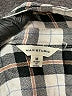 Max Studio 100% Rayon Plaid Silver Long Sleeve Button-Down Shirt Size M - photo 7