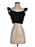 Charlotte Russe Black Short Sleeve Top Size S - photo 1