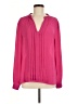 41Hawthorn 100% Polyester Pink Long Sleeve Blouse Size M - photo 1