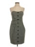 Floreat Plaid Gray Cocktail Dress Size 4 - photo 1