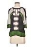 BCBGMAXAZRIA Green 3/4 Sleeve Blouse Size XS - photo 1