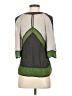 BCBGMAXAZRIA Green 3/4 Sleeve Blouse Size XS - photo 2