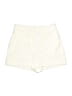 Express Solid Ivory Shorts Size 4 - photo 1
