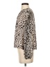 Ann Taylor Animal Print Tan Long Sleeve Blouse Size S - photo 5