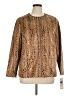 Alfred Dunner 100% Polyester Animal Print Gold Fleece Size 16 - photo 1