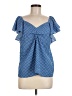 Kate Spade New York Blue Short Sleeve Blouse Size M - photo 1