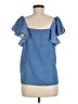 Kate Spade New York Blue Short Sleeve Blouse Size M - photo 2