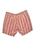 J.Jill Stripes Orange Shorts Size 14 - photo 1