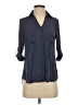 BCX 100% Polyester Blue 3/4 Sleeve Blouse Size XS - photo 1
