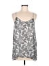 Honey Punch 100% Polyester Silver Tank Top Size M - photo 1