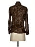 Massimo Dutti Animal Print Orange Black Long Sleeve Blouse Size 2 - photo 2