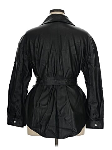 ELOQUII Faux Leather Jacket (view 2)