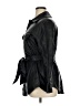 ELOQUII 100% Polyester Black Faux Leather Jacket Size 14 Plus - photo 5