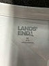 Lands' End Solid Ivory White Long Sleeve Button-Down Shirt Size M - photo 7
