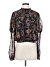 Free People 100% Polyester Black Long Sleeve Blouse Size XS - photo 1