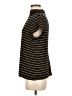 CAbi Stripes Gold Short Sleeve Turtleneck Size M - photo 5