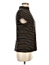 CAbi Stripes Gold Short Sleeve Turtleneck Size M - photo 4
