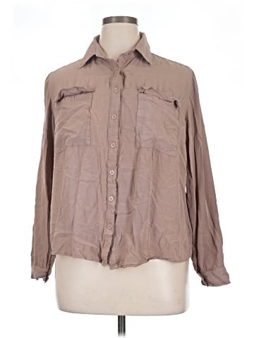 Fashion Nova Long Sleeve Button-Down Shirt (view 1)