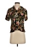 Units Petite Tropical Black Short Sleeve Blouse Size S (petite) - photo 1