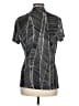 DKNY Black Gray Short Sleeve Blouse Size M - photo 2
