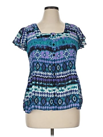 DressBarn Short Sleeve Blouse (view 1)