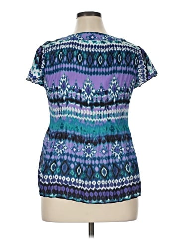DressBarn Short Sleeve Blouse (view 2)