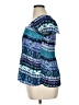 DressBarn 100% Polyester Blue Short Sleeve Blouse Size XL - photo 5