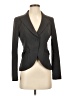 Rebecca Taylor Gray Wool Blazer Size 4 - photo 1