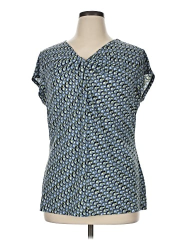 Liz Claiborne Short Sleeve Blouse (view 1)