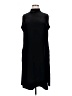 Chico's Solid Black Casual Dress Size XL - photo 1