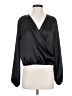 Express 100% Polyester Black 3/4 Sleeve Blouse Size S - photo 1