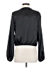 Express 100% Polyester Black 3/4 Sleeve Blouse Size S - photo 2