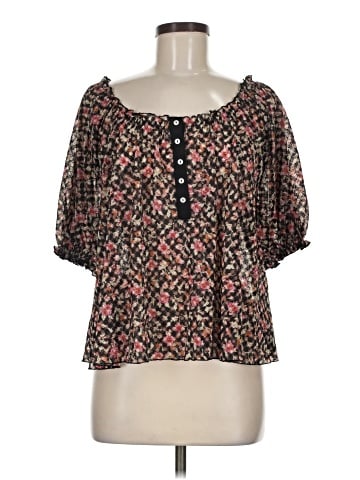 Free People Short Sleeve Blouse (view 1)