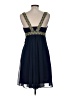 Boston Proper 100% Polyester Blue Cocktail Dress Size 8 - photo 2