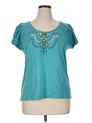 St. John's Bay Short Sleeve T-Shirt (view 1)