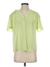 Alfani 100% Polyester Green Short Sleeve Blouse Size S - photo 1