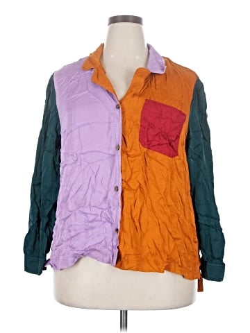 FARM Rio for Anthropologie 3/4 Sleeve Blouse (view 1)