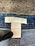 H&M 100% Elastane Blue Denim Shorts Size 6 - photo 3