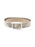 Express 100% Faux Leather Silver Belt Size L - photo 1