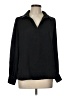 Banana Republic 100% Polyester Black Long Sleeve Blouse Size L - photo 1
