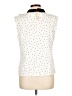 CeCe Polka Dots Ivory Sleeveless Blouse Size L - photo 2