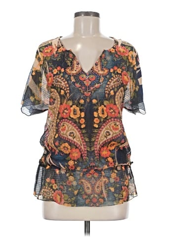 One World Short Sleeve Blouse (view 1)