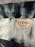 Gypsy 05 100% Silk Tie-dye Gray Silk Skirt Size S - photo 4