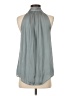 Banana Republic 100% Polyester Gray Sleeveless Blouse Size S - photo 2