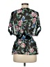 Express Black Short Sleeve Blouse Size M - photo 2