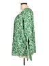 Max Studio 100% Polyester Green 3/4 Sleeve Blouse Size L - photo 5