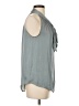 Banana Republic 100% Polyester Gray Sleeveless Blouse Size S - photo 4