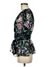 Express Black Short Sleeve Blouse Size M - photo 5